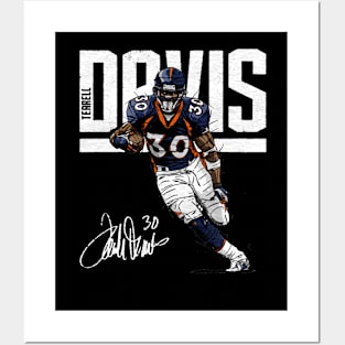 Terrell Davis Denver Hyper Posters and Art